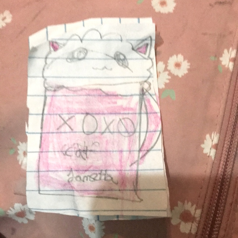Homemade sticker